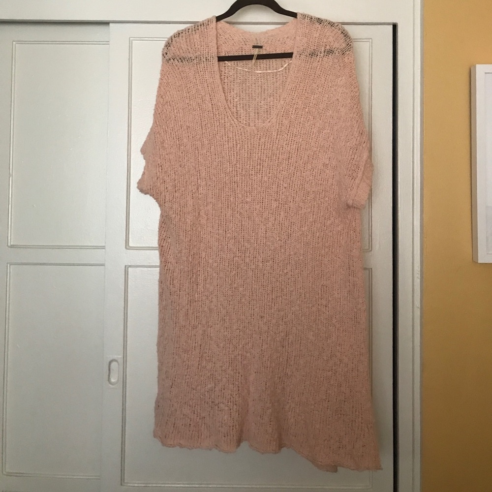 Free People oversized short sleeved sweater szM